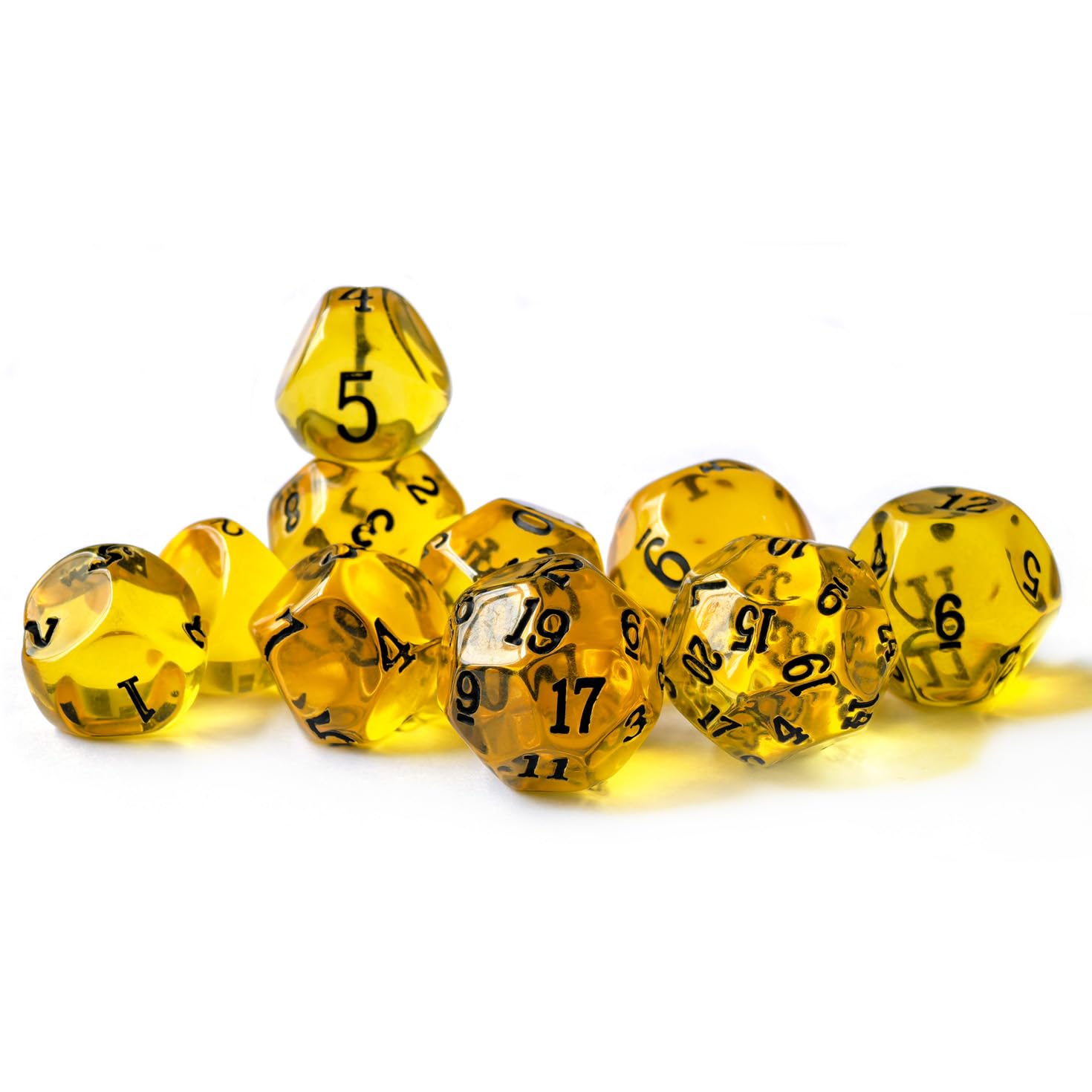 Amazon | 10 Pieces Odd Numbered Polyhedral Dice Set D3-D25, Odd